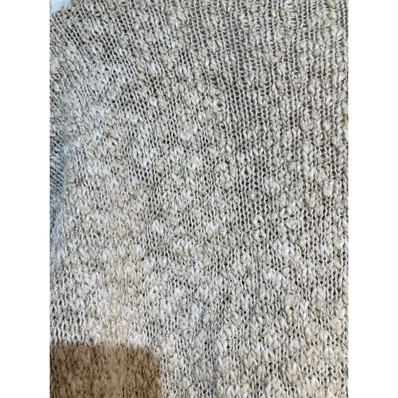 Vintage Bonnie & Bill Sweater Women Small Beige Floral Applique Pullover Cottage - Picture 9 of 10